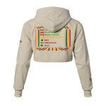 HAPPY KWANZAA Women's Cropped Hoodie|DTF