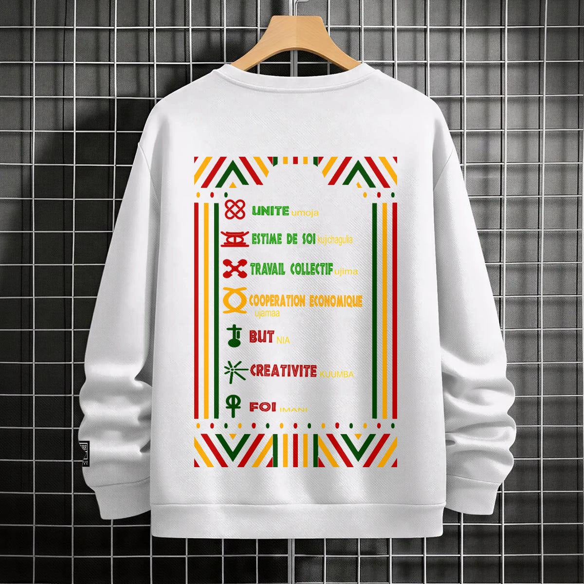 KWANZAA Versatile Men's Sweatshirt|DTF