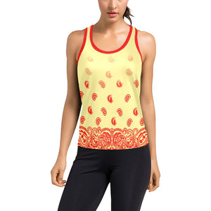 BANDANA GRADIENT Women's Racerback Tank Top