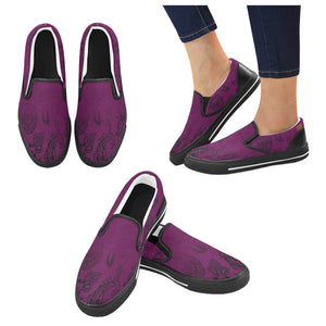 BANDANA DEGRADE Men's Unusual Slip-on Shoes