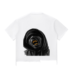 BROOKLYN ZOO Snow Wash Raw-Hem Boxy T-shirt