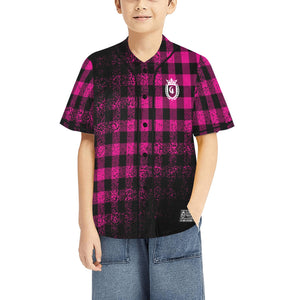 DUSTY PLAID Baseball Jersey for Kids