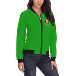 Blacc Queen Bomber Jacket for Women (Model