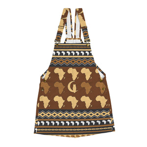 AFRIKA ORNEMENT Unisex Shorts Suspender Jumpsuit