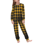 DUSTY PLAID Kids' All Over Print Pajama Set
