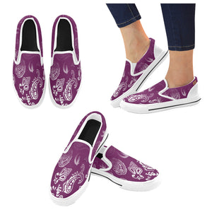 BANDANA DEGRADE Men's Unusual Slip-on Shoes