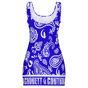 BANDANA PAISLEY C's UP Sunmer Bodycon Tank Dress