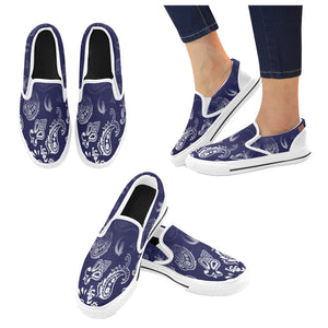 BANDANA DEGRADE Men's Unusual Slip-on Shoes