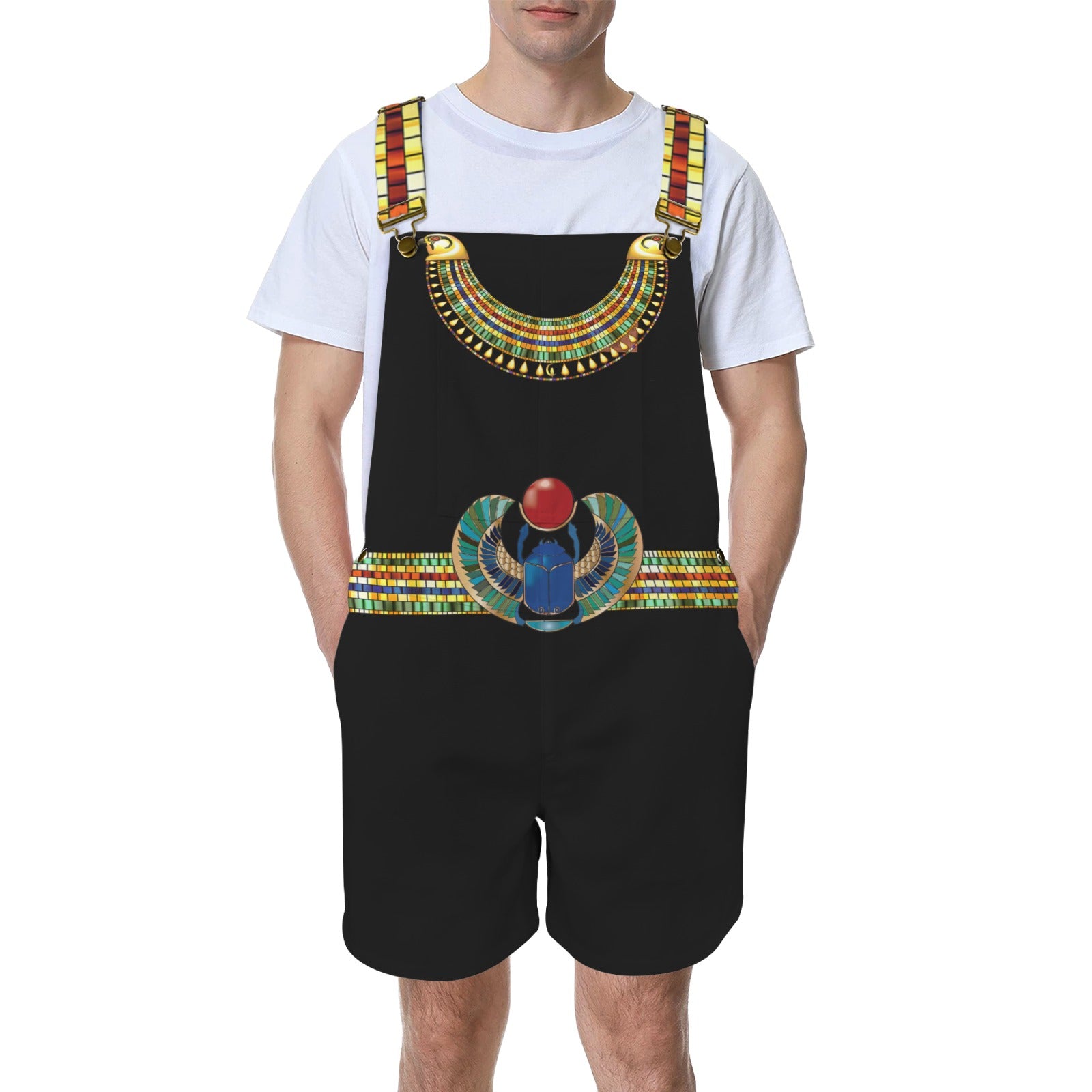 HORUS SHIELD Unisex Shorts Suspender Jumpsuit