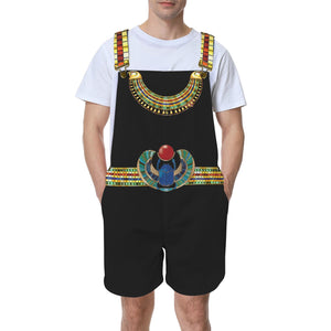 HORUS SHIELD Unisex Shorts Suspender Jumpsuit