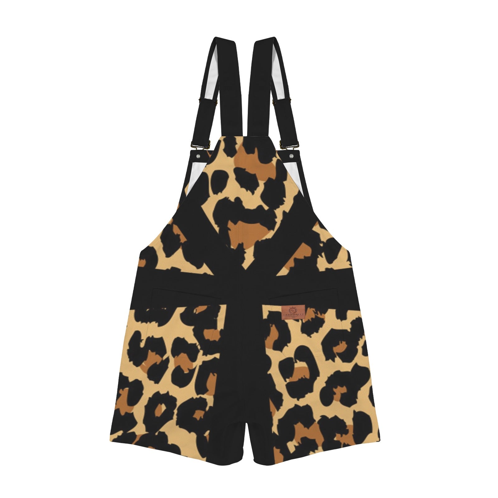 CHEETAH ANKH Unisex Shorts Suspender Jumpsuit