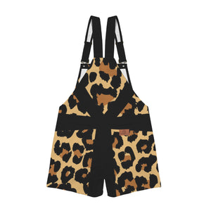 CHEETAH ANKH Unisex Shorts Suspender Jumpsuit