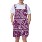 BANDANA MIX Unisex Shorts Suspender Jumpsuit