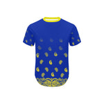BANDANA GRADIENT Men's Curved Hem T-Shirt
