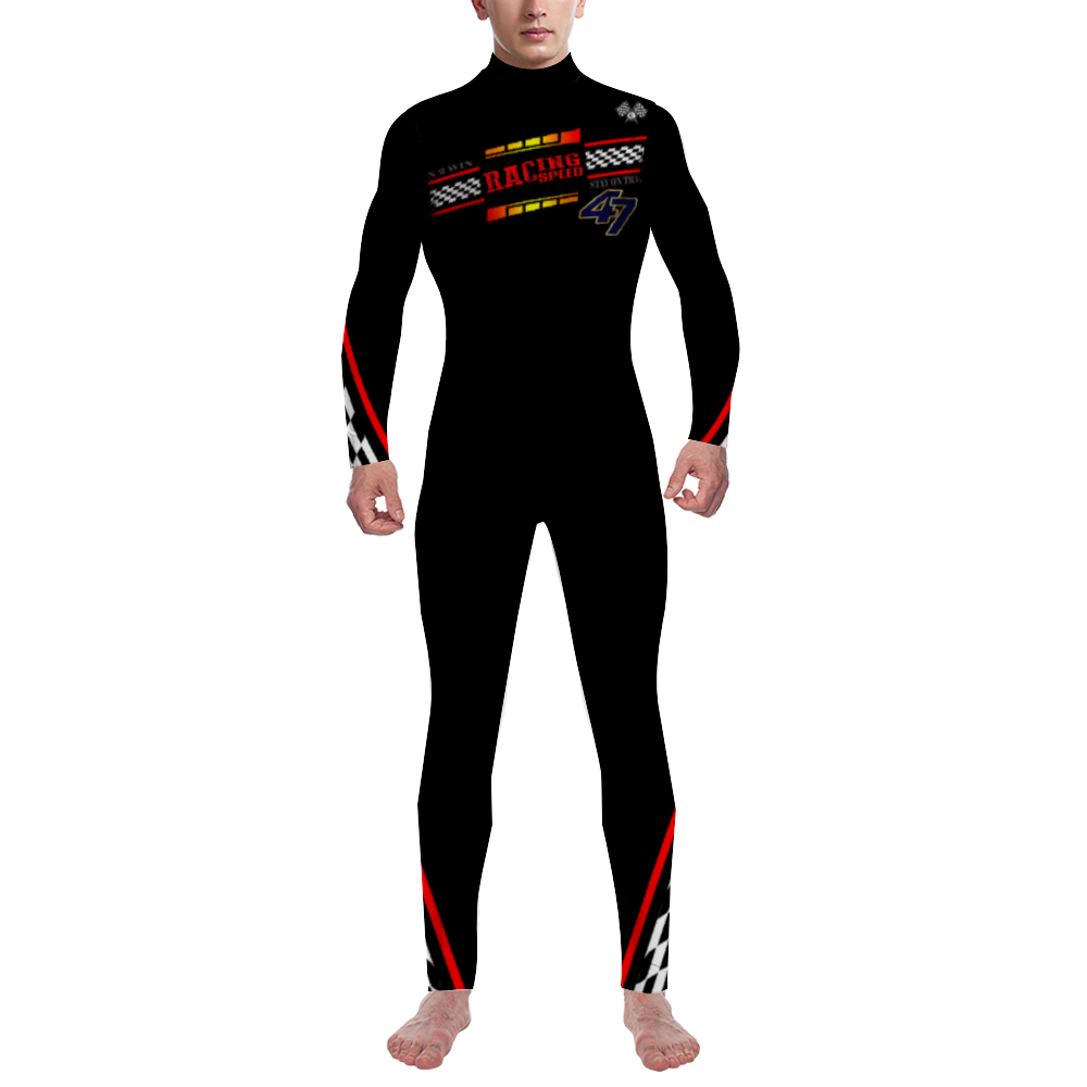 RACING 47 Unisex Round Neck Jumpsuits