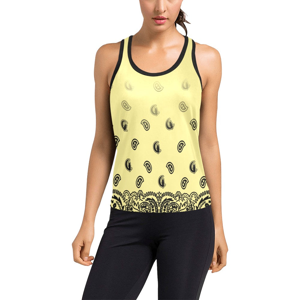 BANDANA GRADIENT Women's Racerback Tank Top