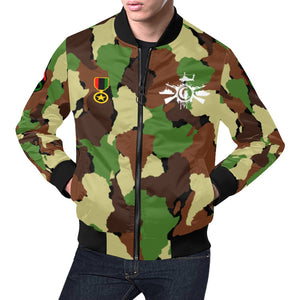 DIASPORA CAMOUFLAGE Bomber Jacket for Men
