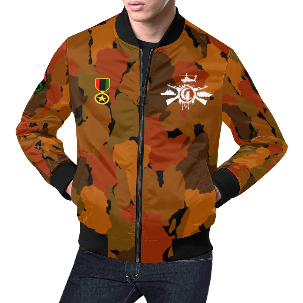 DIASPORA CAMOUFLAGE Bomber Jacket for Men