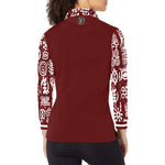 ADINKRA MX Women's Long Sleeve Polo Shirt