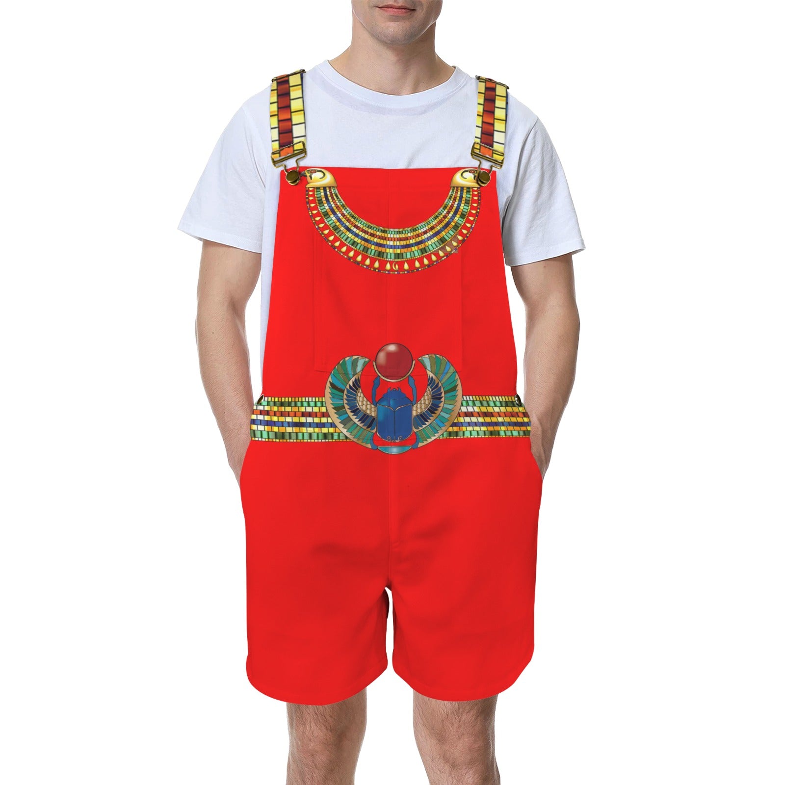 HORUS SHIELD Unisex Shorts Suspender Jumpsuit