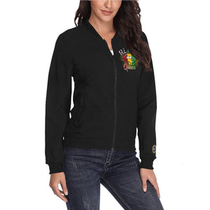 Blacc Queen Bomber Jacket for Women (Model