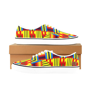 KENTE Men's Canvas Low Top Shoes