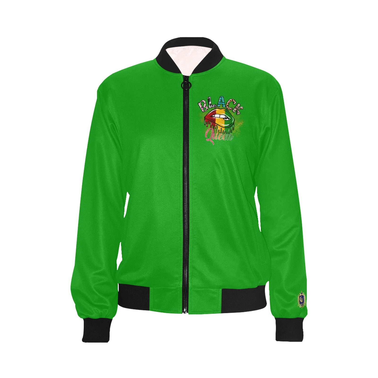 Blacc Queen Bomber Jacket for Women (Model