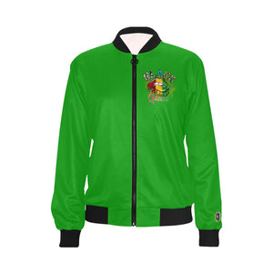 Blacc Queen Bomber Jacket for Women (Model