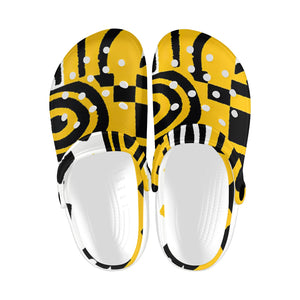 AFRICAN MIDCLOTH Clogs for Adults