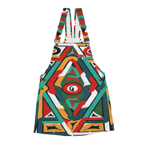 TEMBE ART1 Unisex Shorts Suspender Jumpsuit