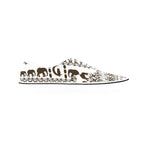 ELEPHANT ORNEMENT Classic Men's Canvas Low Top Shoes