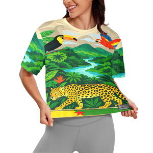 GUYANE AMAZONIE Women's Cropped T-shirt