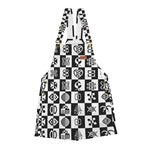 ADINKRA CHECCMATE Unisex Shorts Suspender Jumpsuit