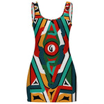 TEMBE ART Sunmer Basic Bodycon Tank  Dress