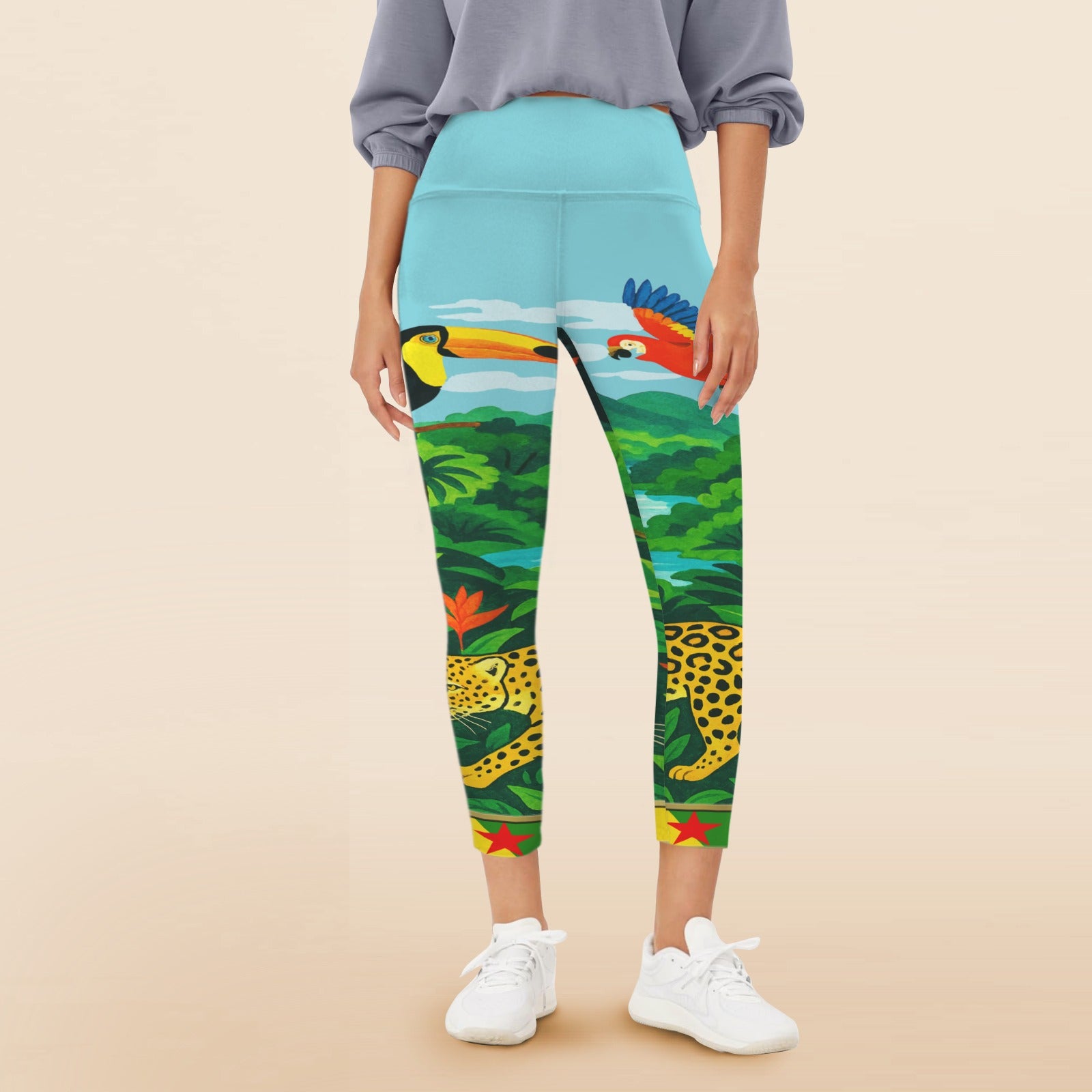 GUYANE AMAZONIE High Waist Pockets Leggings