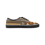 AFRIKA ORNEMENT  Men's Canvas Low Top Shoes