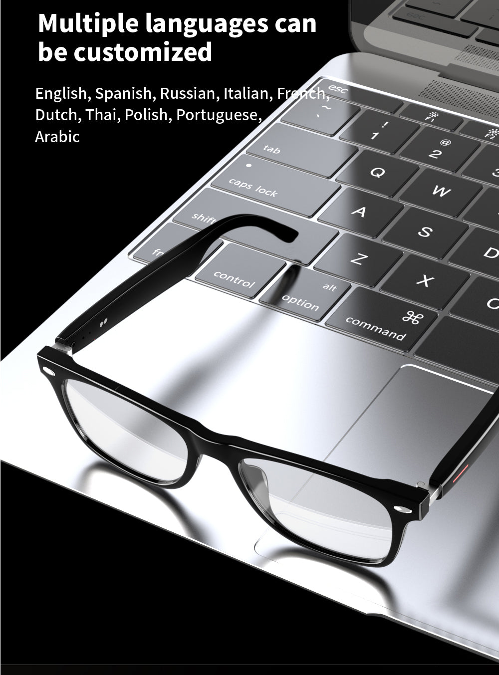 Stylish Bluetooth Audio Calling Smart Glasses