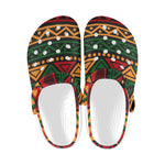 AFRICAN MIDCLOTH Clogs for Adults