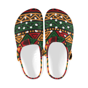 AFRICAN MIDCLOTH Clogs for Adults