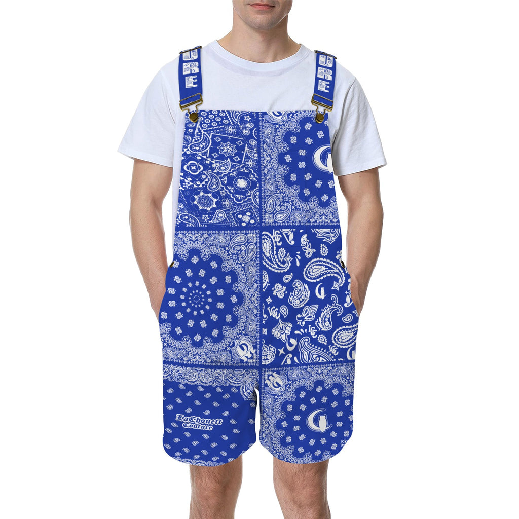 BANDANA MIX Unisex Shorts Suspender Jumpsuit