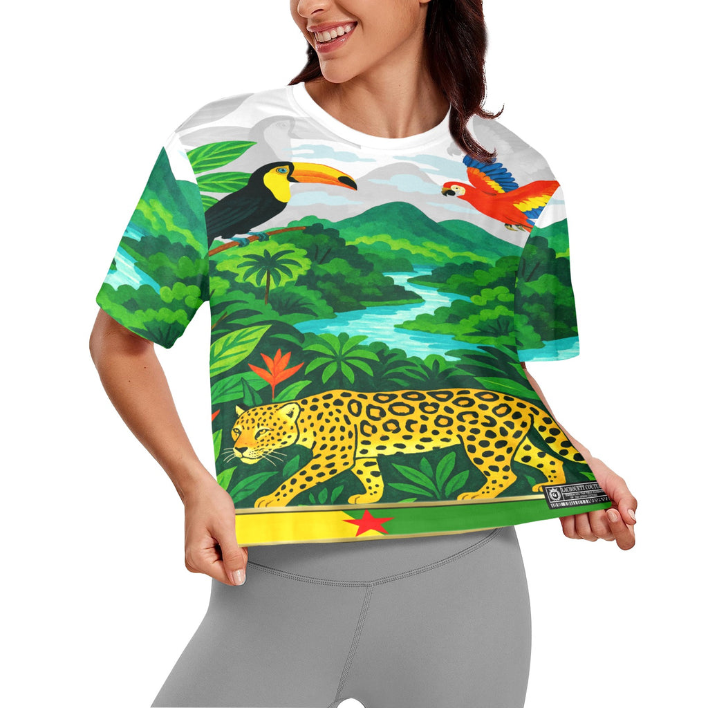 GUYANE AMAZONIE Women's Cropped T-shirt