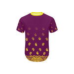 BANDANA GRADIENT Men's Curved Hem T-Shirt