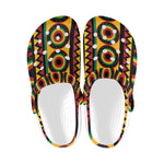 AFRICAN MIDCLOTH Clogs for Adults