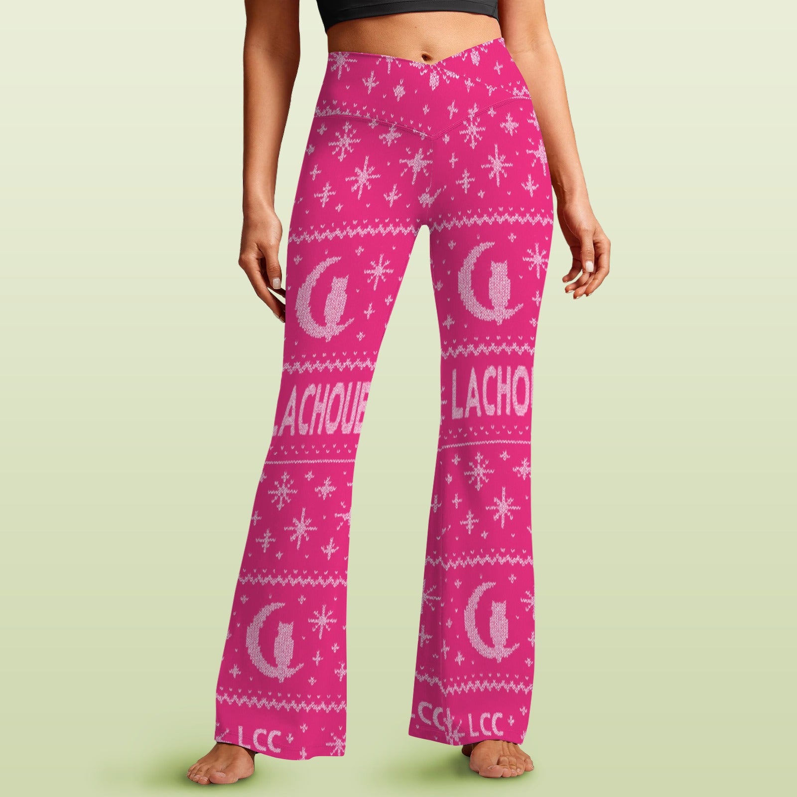 UGLY XMASHigh Waist Crossover Leggings