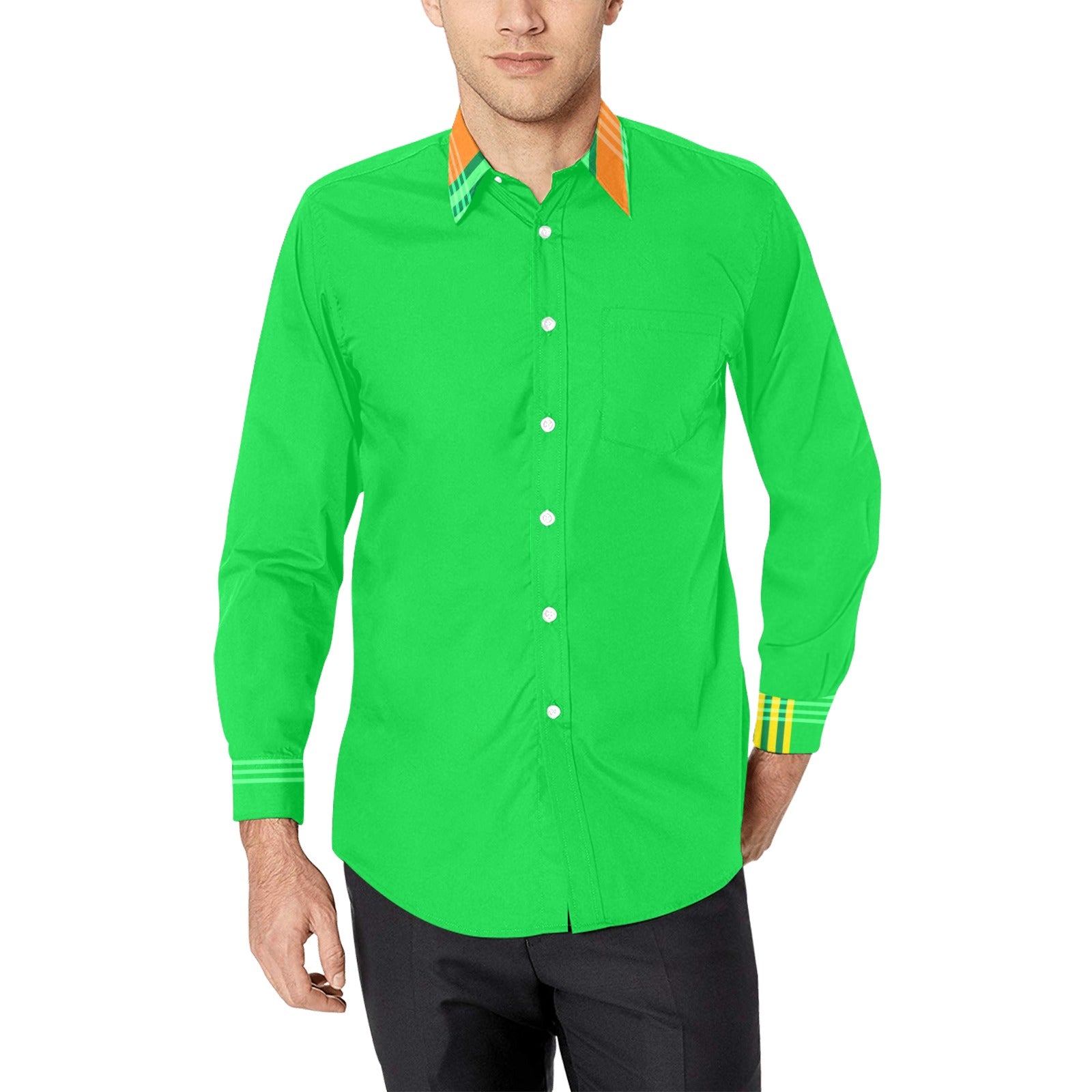 MADRAS Men's Casual Dress Shirt