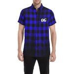 JUST KEEPIN GANGSTA Men's  Short Sleeve Shirt