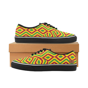 KENTE Men's Canvas Low Top Shoes