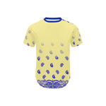 BANDANA GRADIENT Men's Curved Hem T-Shirt