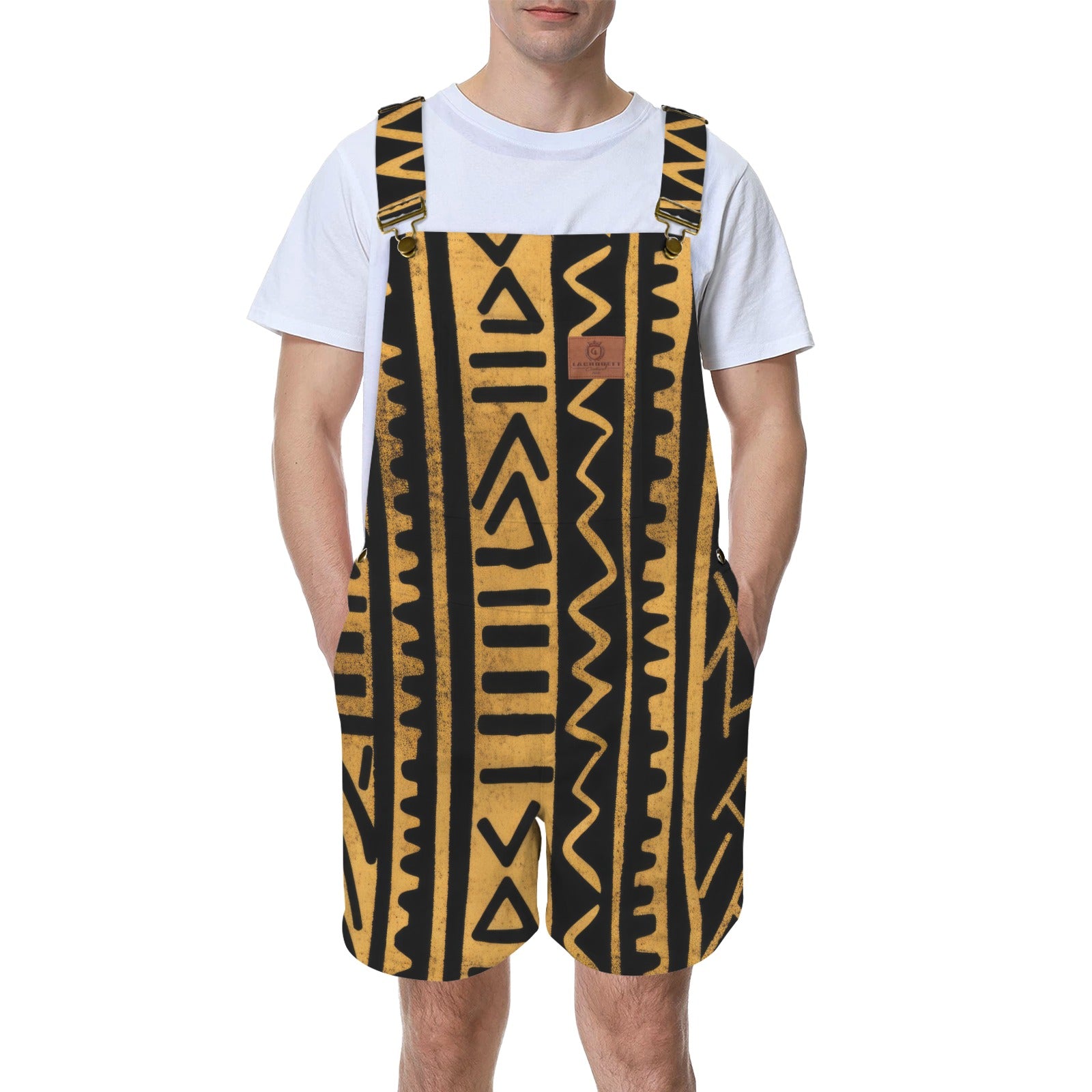 MIDCLOTH Unisex Shorts Suspender Jumpsuit