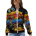 RAISED ON 90's Women's Zipper Jacket